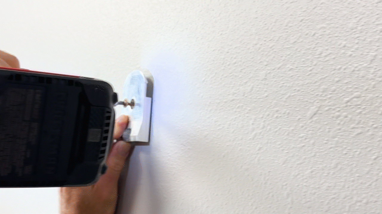 Hang A Buck Installation Step 2 - Attach Plate 2 to the Wall